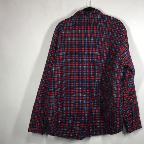 Timber Run red & blue plaid quilted shajacket size large - Picture 5 of 10